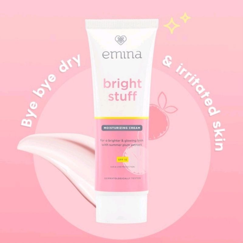 Jual Emina Bright Stuff Moisturizing SPF 15 20ml Shopee Indonesia