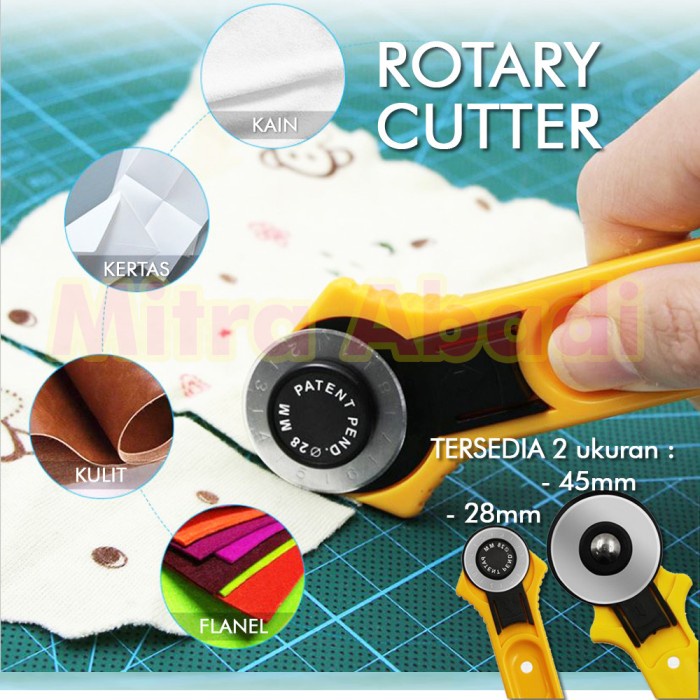 Jual Rotary Cutter / Pisau Putar Pemotong Kain Shopee Indonesia