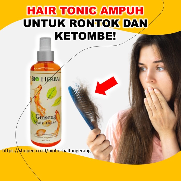 Rambut rontok membuat alami tanpa efek masker