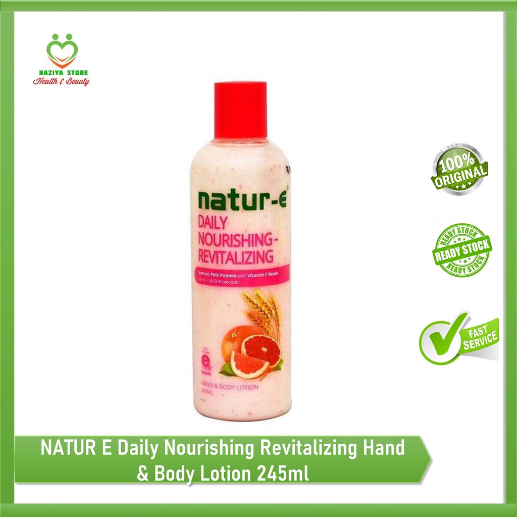 Jual NATUR E Daily Nourishing Revitalizing Hand & Body Lotion 245ml