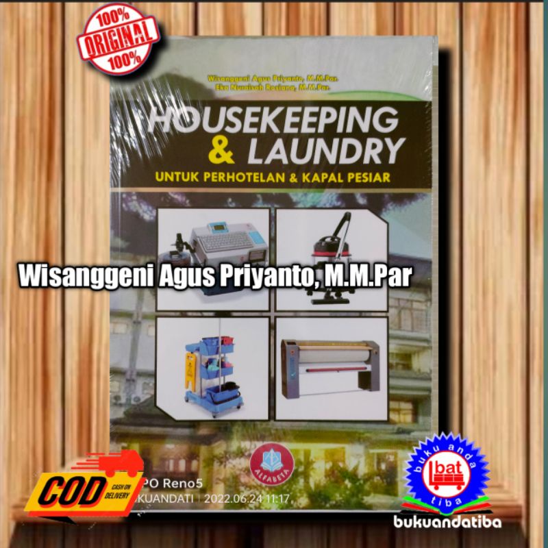 Jual BUKU HOUSEKEEPING & LAUNDRY Untuk Perhotelan & Kapal Pesiar