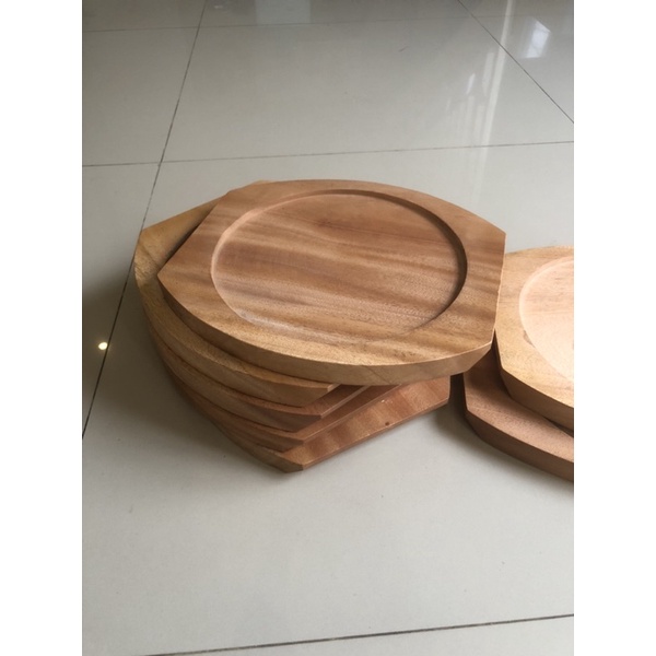 Jual Tatakan Hot Plate Tatakan Kayu Alas Tatakan Piring Hotplate