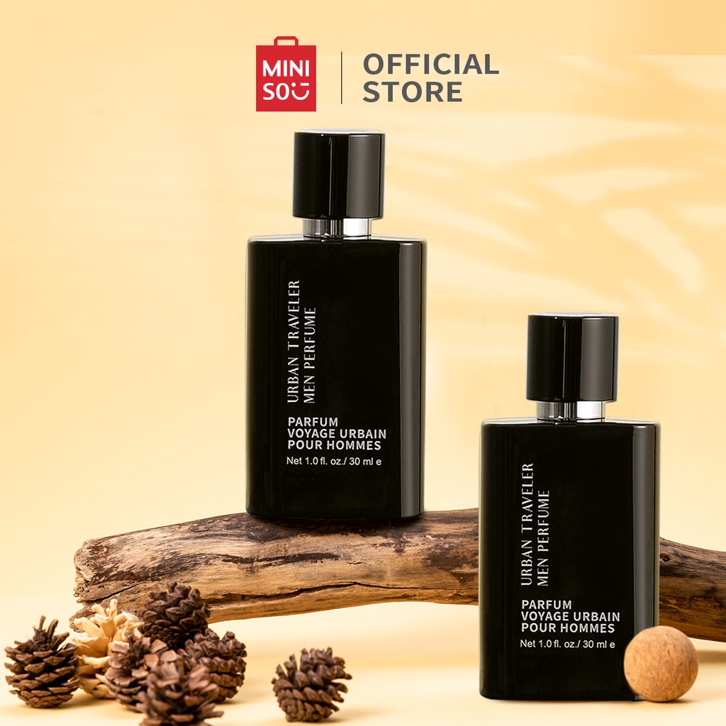 Jual MINISO OFFICIAL Urban traveler men perfume 30ml / parfum pria