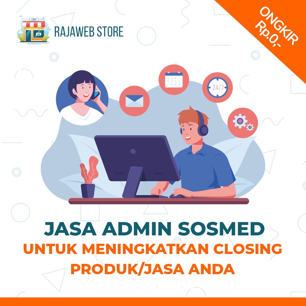 Jual JASA ADMIN SOSMED (FB,IG,WA) Shopee Indonesia