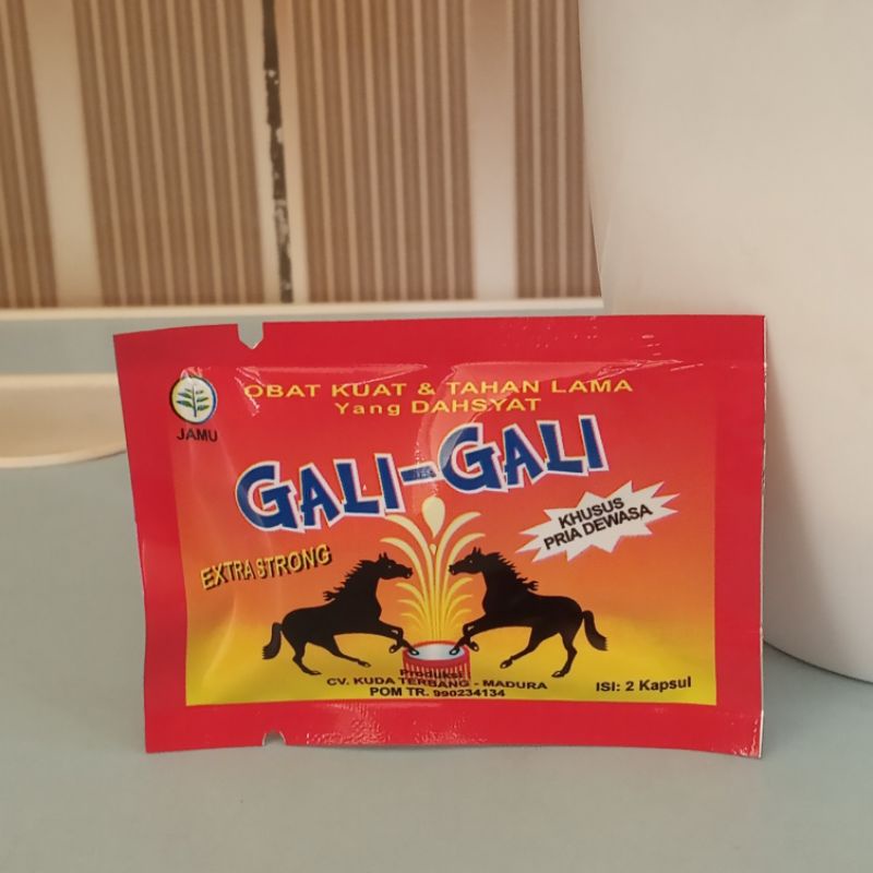 Jual GALI GALI KAPSUL HERBAL OBAT KUAT & TAHAN LAMA OBAT KEPERKASAAN PRIA (1Sachet isi 2Kapsul