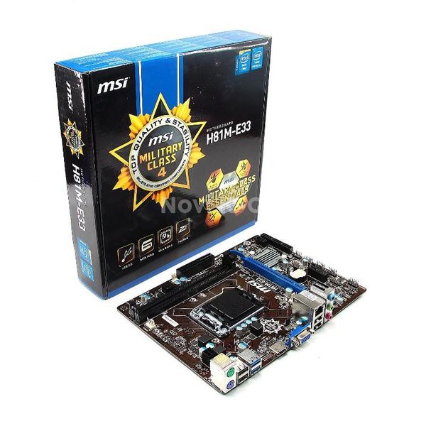 Jual MOTHERBOARD MSI H81ME33 LGA 1150 Shopee Indonesia