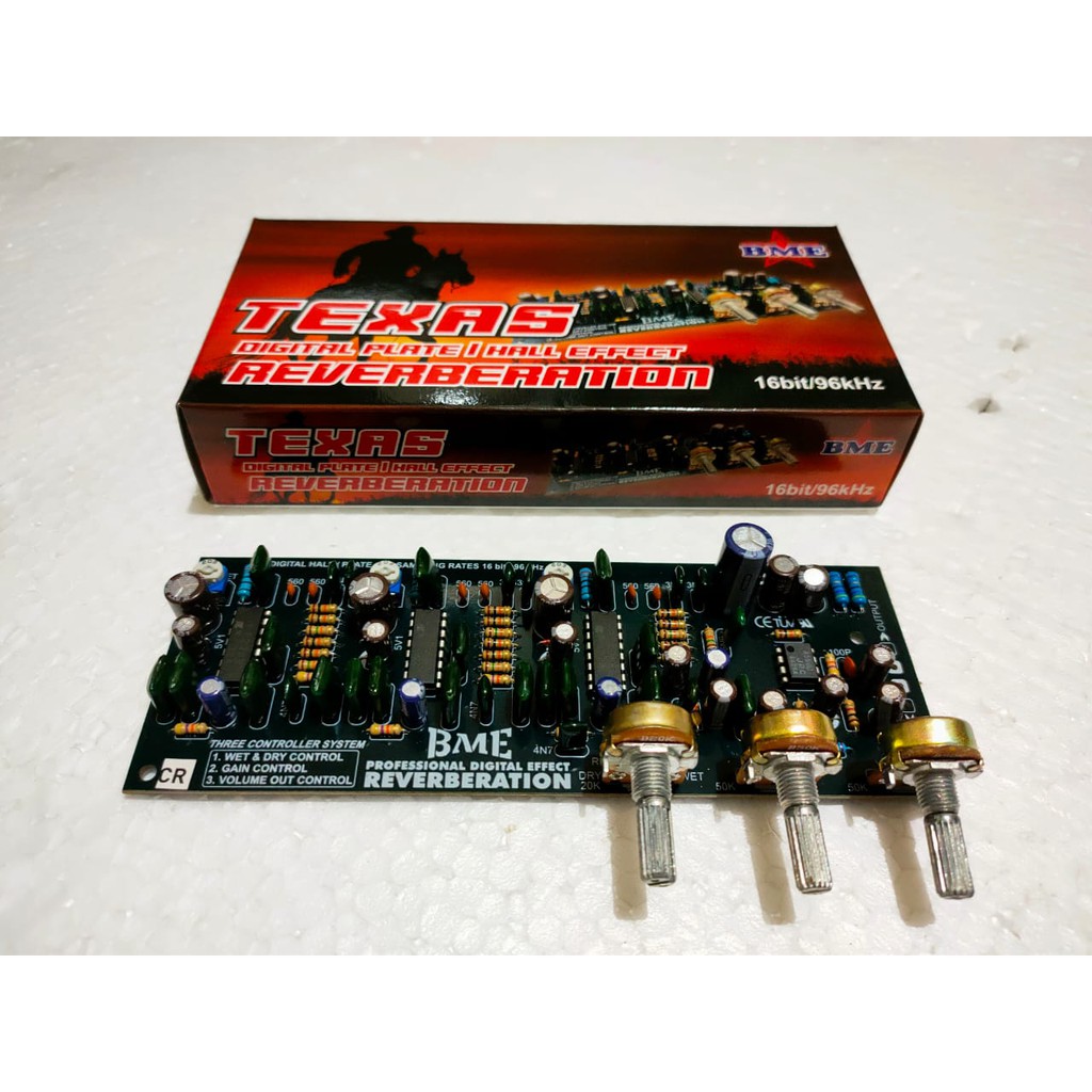 Jual Kit echo REVERB NYEsss TEXAS 3 Potensio 3ic pt2399 Shopee Indonesia