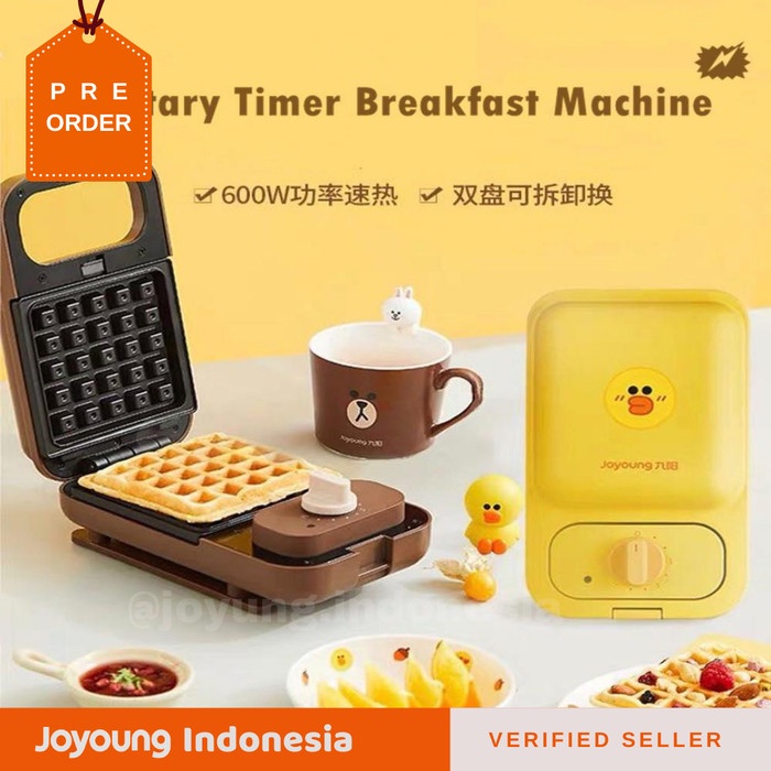 Jual MakerWaffle Joyoung Line Friends Sandwich Waffle Maker With