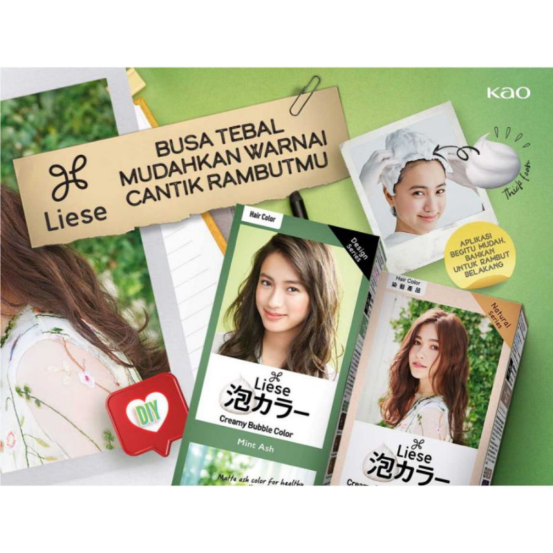 Jual [BPOM] Liese Prettia Creamy Bubble Foam Hair Color original Jepang