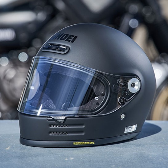 Jual HELM SHOEI GLAMSTER MATT BLACK RETRO GLAMSTER CLASSIC Shopee