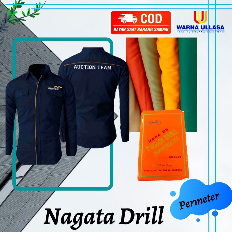 Jual Bahan Kain Nagata Drill, Bahan Seragam Satpam, Seragam Perawat(04)