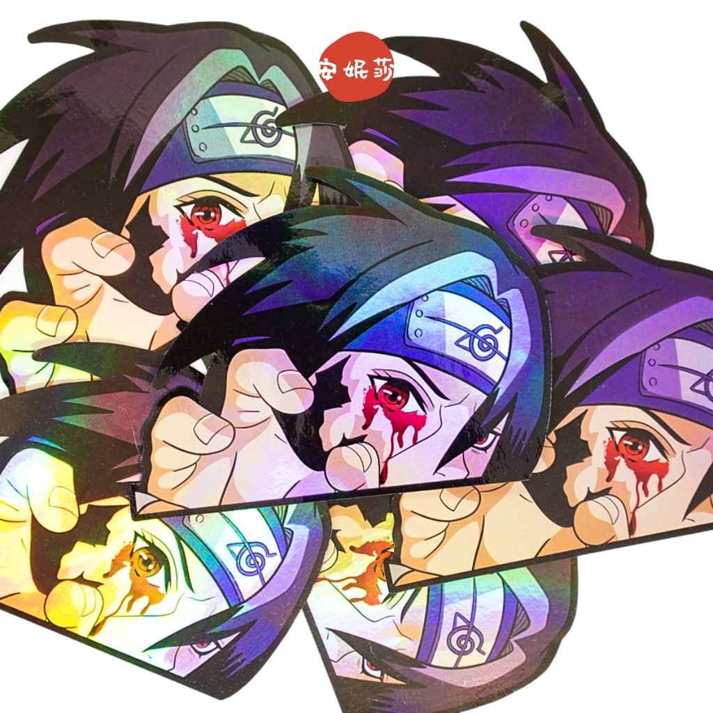 Jual ITACHI NARUTO PEEKERS ANIME HOLOGRAM VINYL STICKER Shopee Indonesia