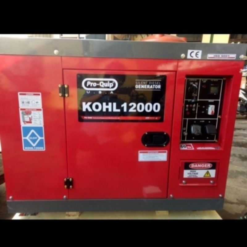 Jual Genset Silent Diesel Solar PROQUIP KOHL 12000 Genset Silent 12.5