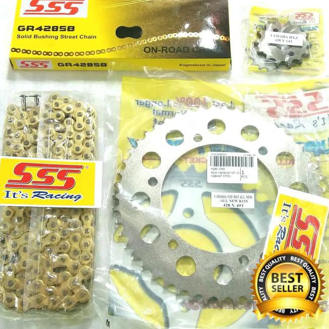 Jual Gear Set Sss R15 Vva Vixion R / Gearset Girset R15 V3 428