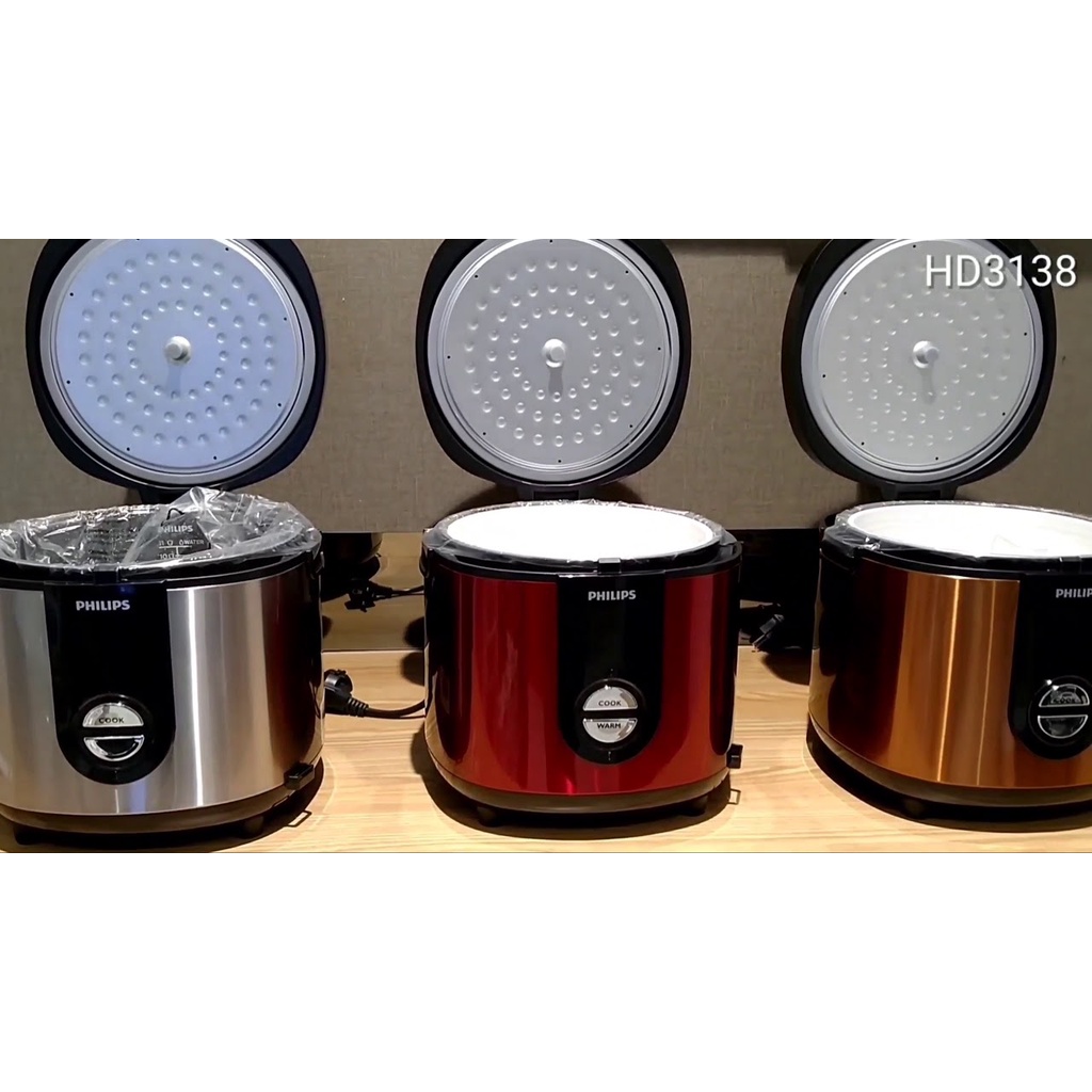 Jual PHILIPS Rice Cooker 2 L HD3138 / 34 Premium Plus PHILIPS HD 3138