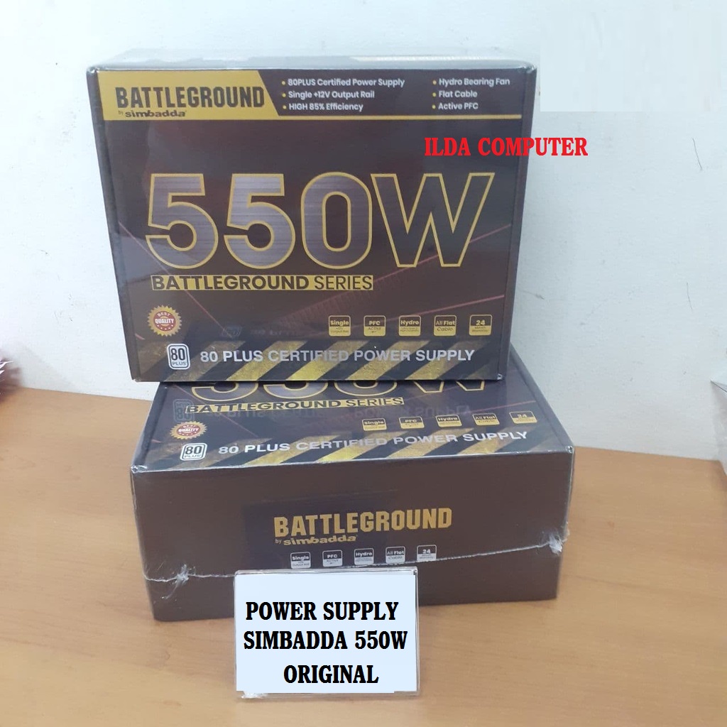Jual Simbadda Power Supply 550 Watt Battleground Series Shopee Indonesia