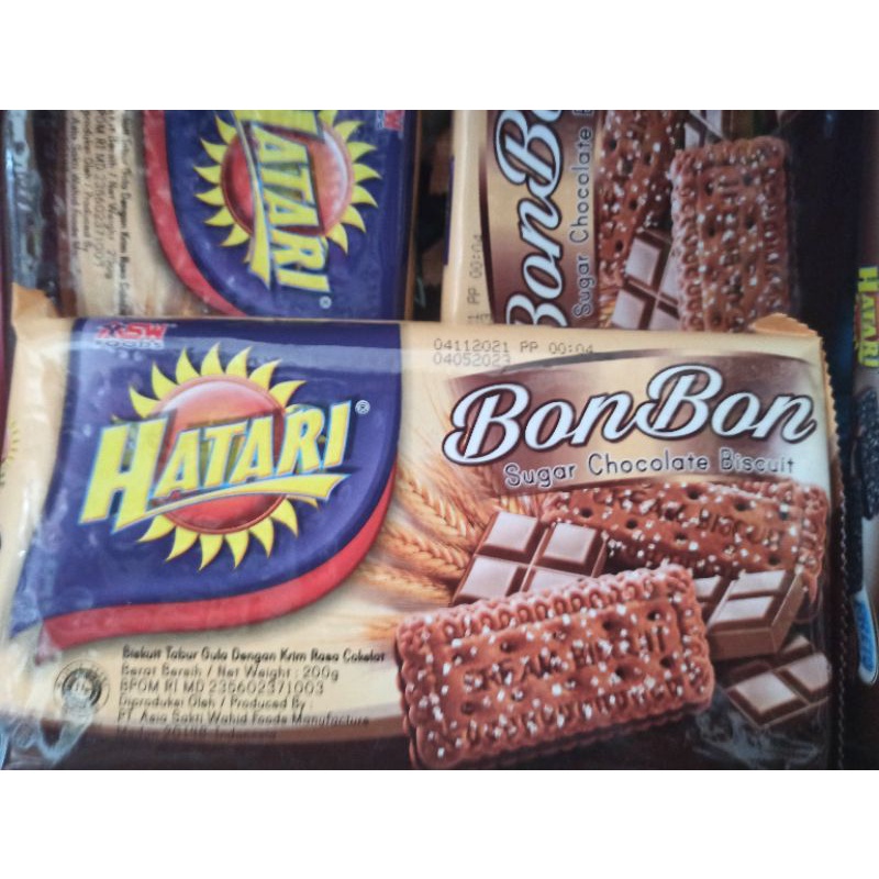 Jual Hatari Bon Bon Biskuit Chocolate Sugar 200g Shopee Indonesia