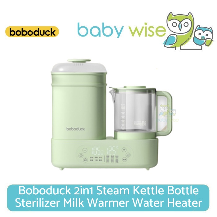 Jual Boboduck 2in1 Steam Kettle Bottle Sterilizer Milk Warmer Water Heater Shopee Indonesia