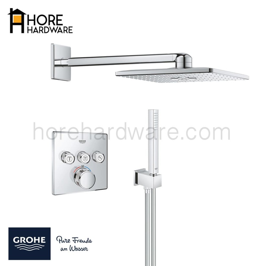 Jual GROHE Paket Smart Control Cube Concealed Kran Shower Tanam