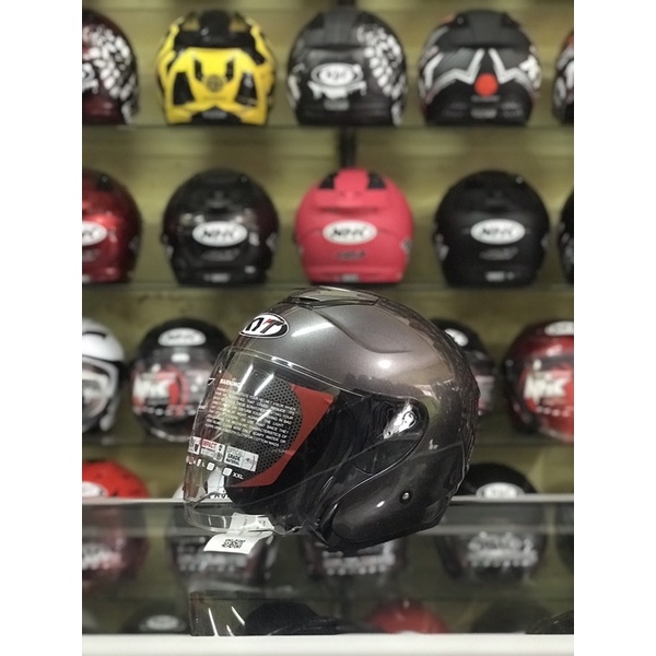 Jual HELM KYT KYOTO ORIGINAL WARNA GUNMET/ABU TUA Shopee Indonesia