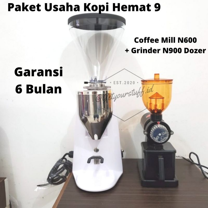 Jual Paket Usaha Kopi Hemat 9 (Coffee Mill N600 + Grinder N900 Dozer