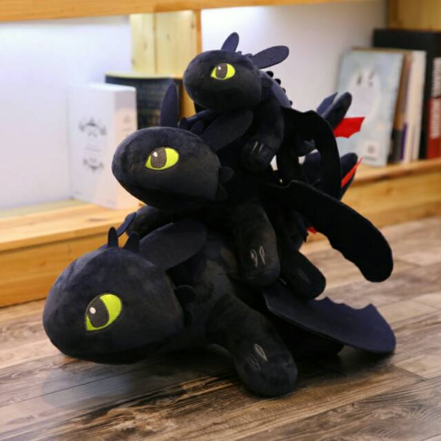 Jual Boneka toothless 60cm jumbo / dragon plush Shopee Indonesia