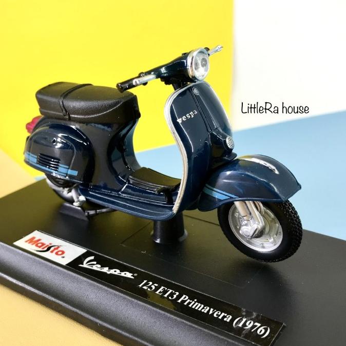 Jual Diecast Vespa 125 ET3 Primavera 1976 Skala 118 by Maisto Shopee