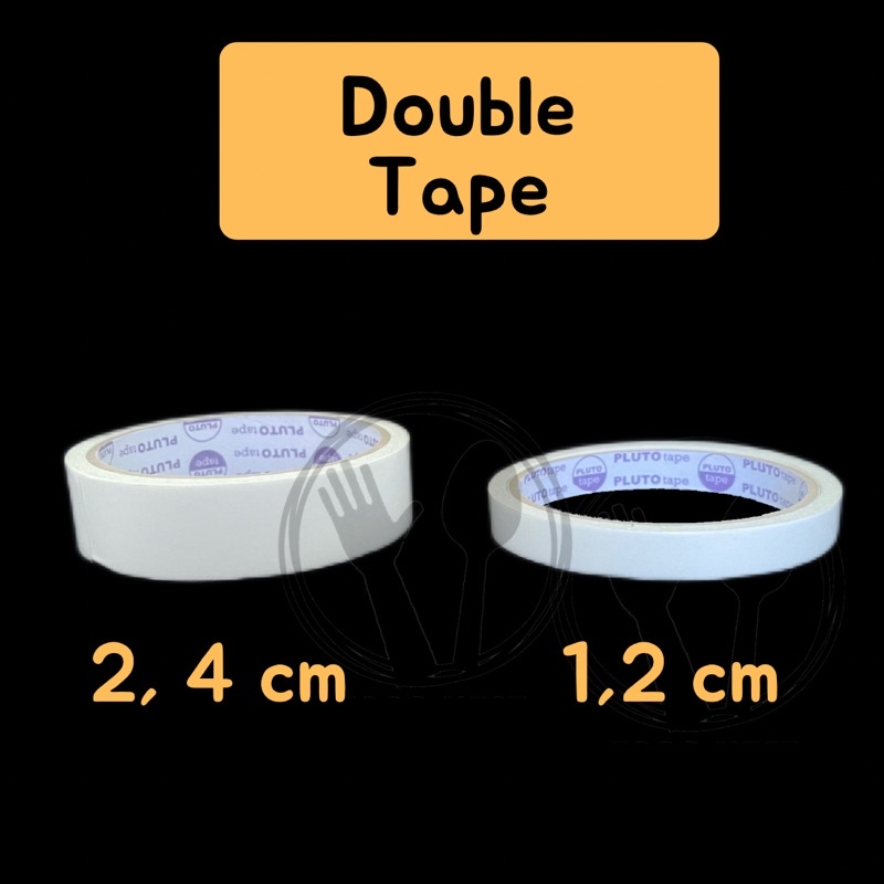 Jual double tape isolatip double tape murah isolasi bolakbalik solasi selotip perekat Shopee