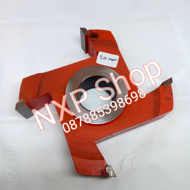 Jual Pisau profil kayu 30mm groving mesin spindle skoneng alur got kaca