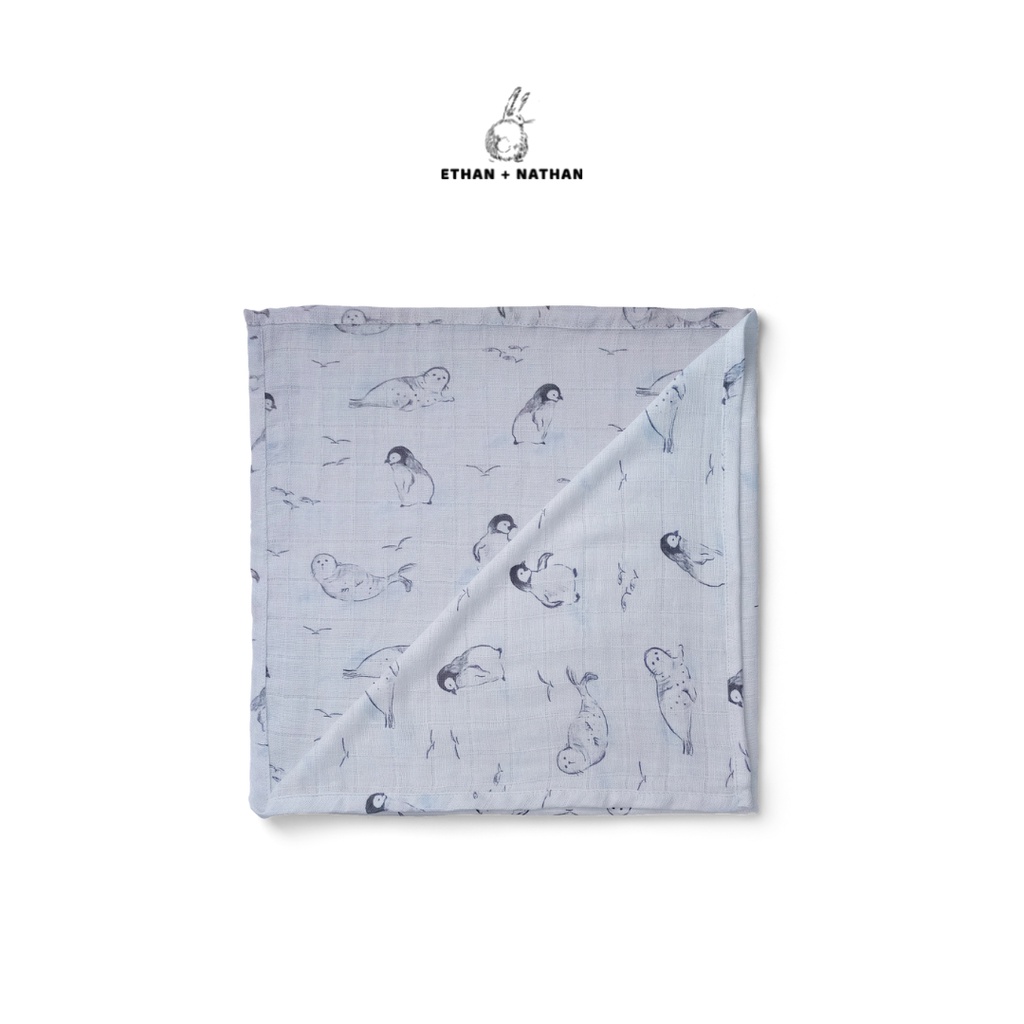 Jual Ethan + Nathan Baby Muslin Swaddle / Bedong Bayi / Selimut Bayi