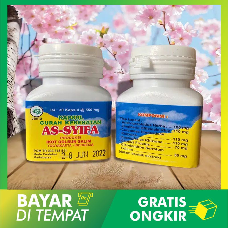Jual Gurah Kapsul As syifaOBAT HERBAL PENYAKIT PERNAFASAN,SESAK NAFAS