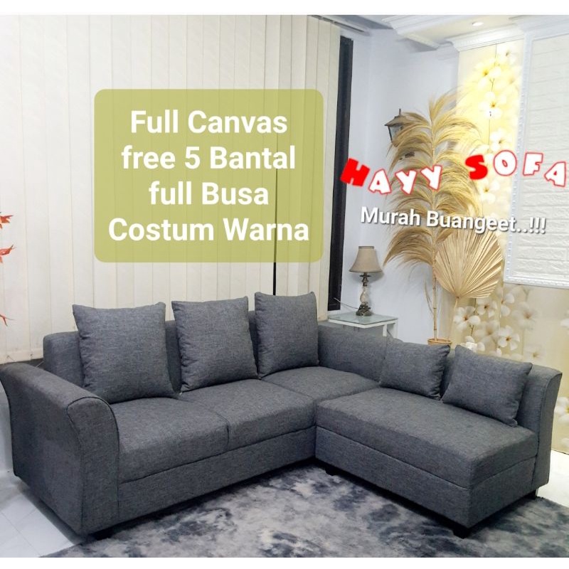 Jual Sofa L minimalis / sofa l minimalis murah / terbaru /sofa
