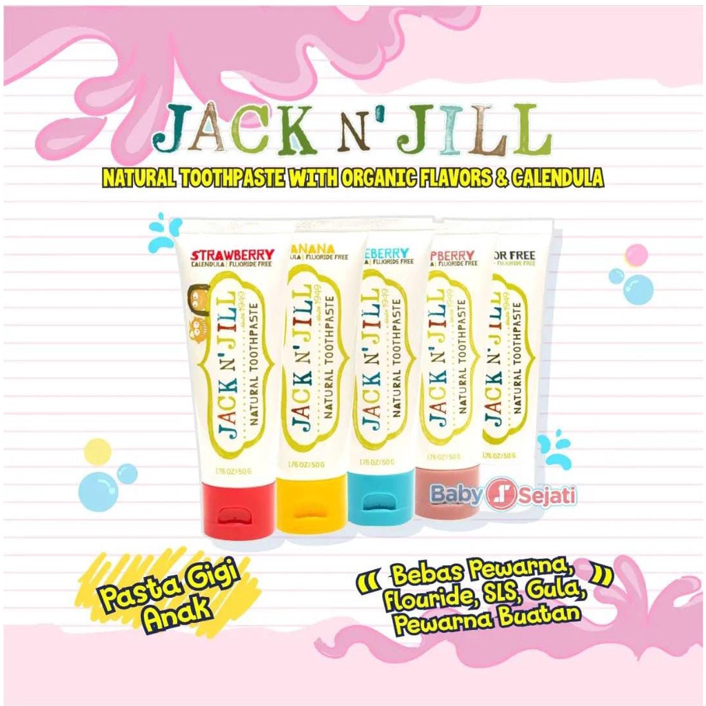 Jual Jack n Jill Toothpaste ( pasta gigi baby ) Shopee Indonesia