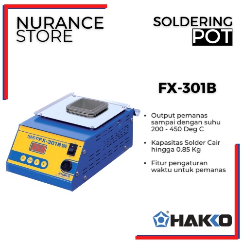 Jual SOLDERING POT HAKKO FX301B Shopee Indonesia