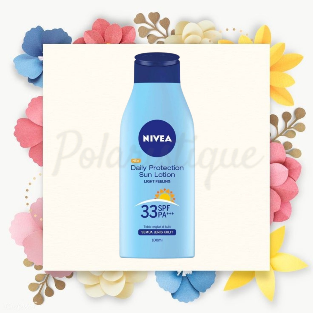 Jual Nivea Body Lotion Daily Protection Sun 100 ml / 100ml Biru