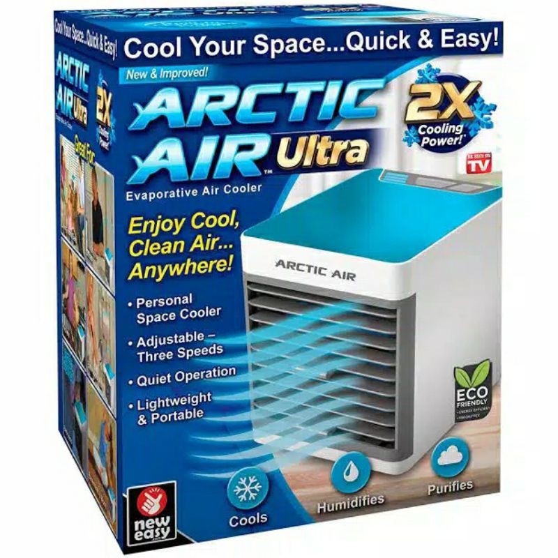 Jual Ac Mini Portable 2x lipat Cool / Arctic Air Ultra 2x Cooling Power