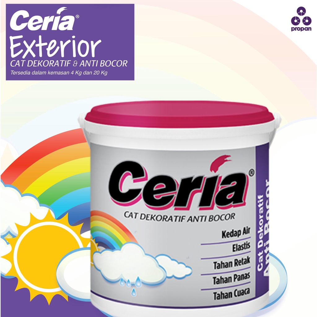 Jual Propan Cat Tembok Interior Ceria CR6000 Tinting Pilihan Warna