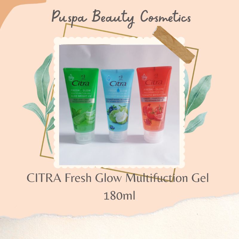 Jual CITRA Fresh Glow Multifuction Gel (Face & Body Gel Lotion ) 180ml