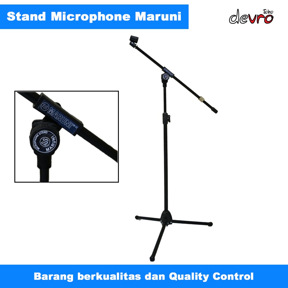 Jual Stand Microphone Stand Mikrofon Tripod Microphone Standing