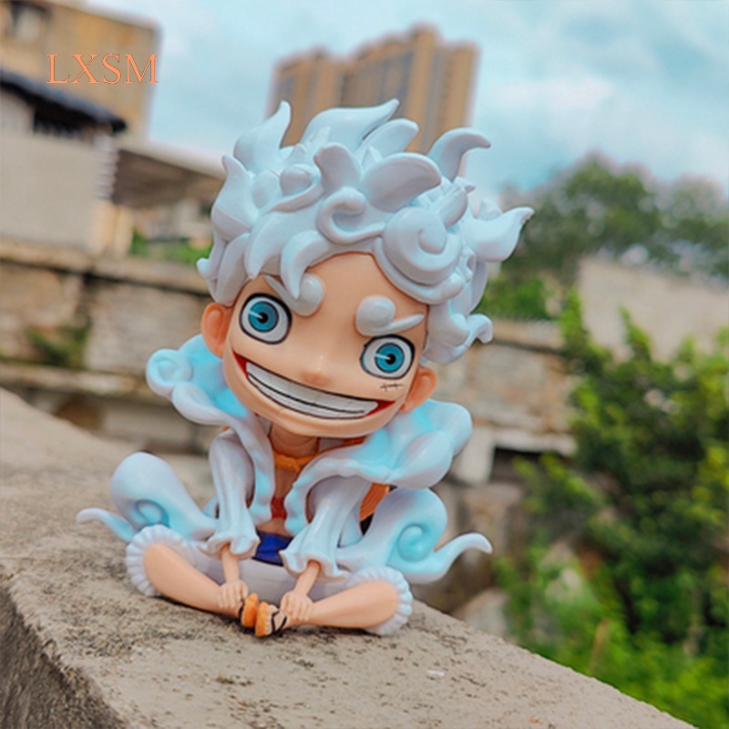 Jual Action Figure Anime One Piece Luffy Sun God Gear 5 Kepala Besar