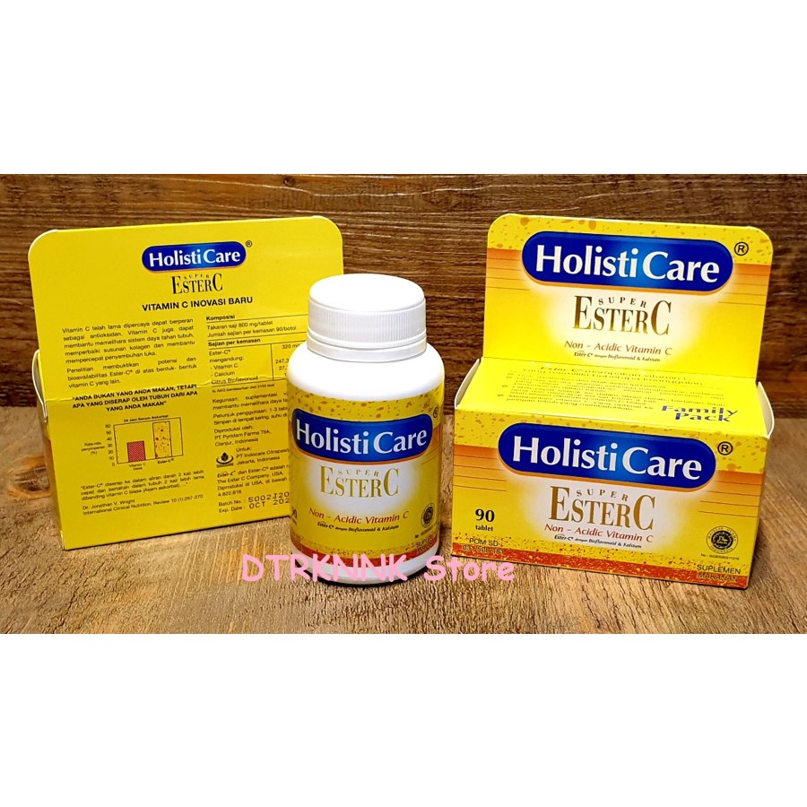 Jual Ester C HolistiCare Vitamin C 90 Tablet Super EsterC Family Pack