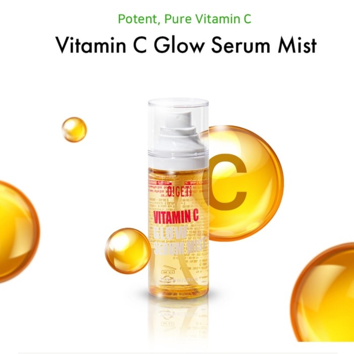 Jual OGETI O!GETi Vitamin C Glow Serum Mist 80ml Shopee Indonesia