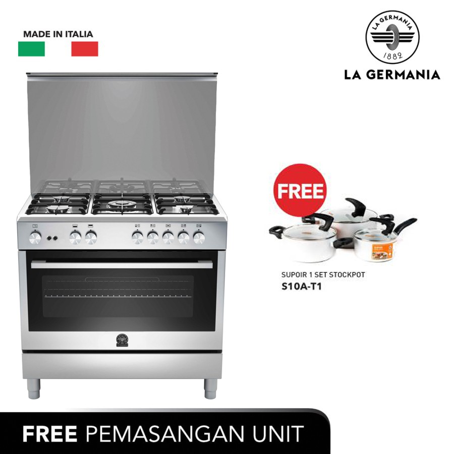 Jual Kompor La Germania Free Standing Cooker 90 Cm NEW TOSCANA