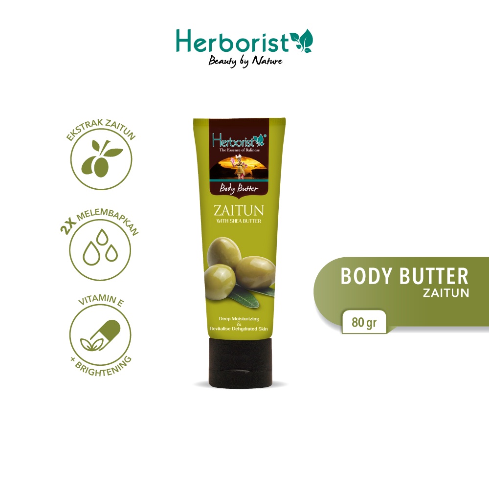 Jual Herborist Body Butter Zaitun 80gr Shopee Indonesia
