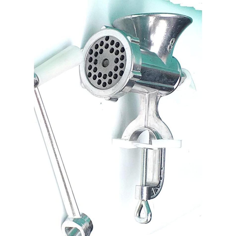 Jual MEAT MINCER NO 8 GILINGAN BESI MANUAL DAGING MIE GETUK BUMBU