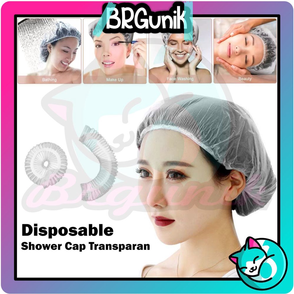 Jual BRGUNIK PENUTUP RAMBUT KEPALA PLASTIK MANDI PELINDUNG CAT RAMBUT