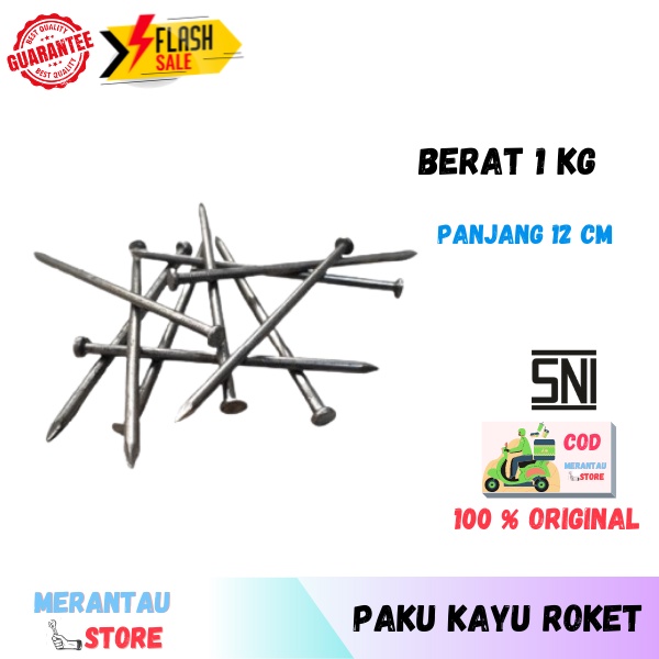 Jual Paku Kayu 1 Kg Panjang Ukuran 5 cm Roket Rocket 5cm 1Kg Bagus Kuat Murah Shopee Indonesia