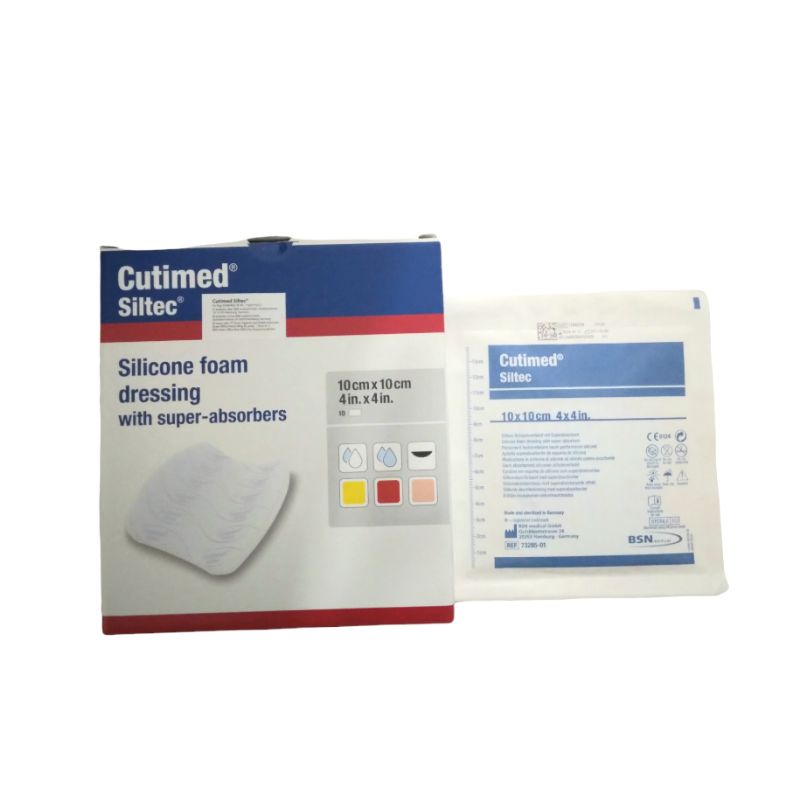 Jual Cutimed Siltec ukuran 10 x 10cm foam penutup luka foam dressing luka Shopee Indonesia