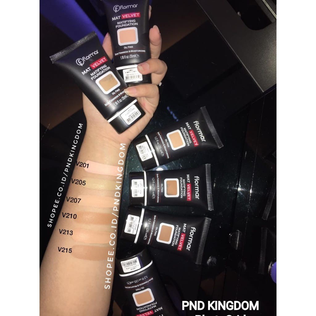 Jual [ Original ] Flormar Mat Velvet Matifying Foundation (Oil Free