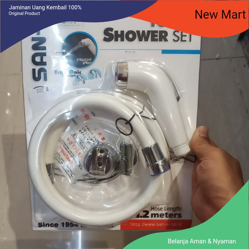 Jual TOILET SHOWER SET/San Ei Set Shower Toilet Psn77c Putih Shopee